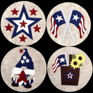 Patriotic Coasters/Ornaments Kit