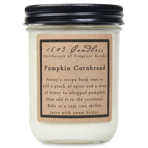 Pumpkin Cornbread Jar Candle