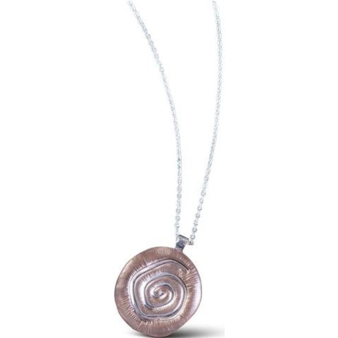 Spiral Embossed Necklace