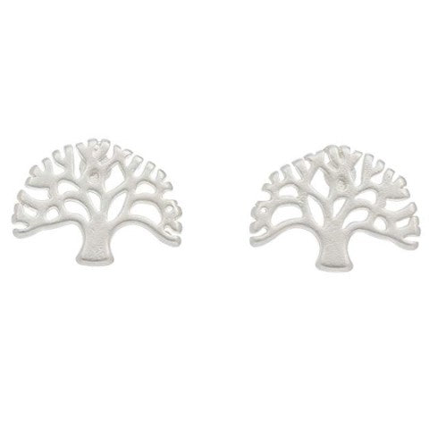 Tree of Life Stud Bud Earrings