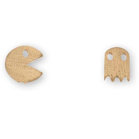 Arcade Pac-Man Stud Bud Earrings