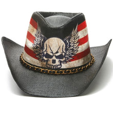 Skull Western Hat