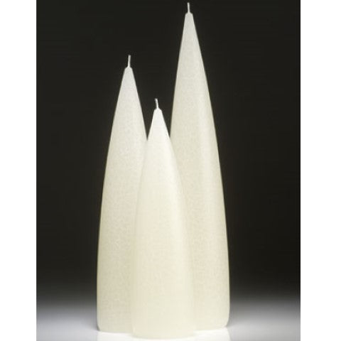 Tall Ivory Pillar Candle