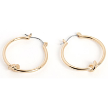 Knot Hoop Earring