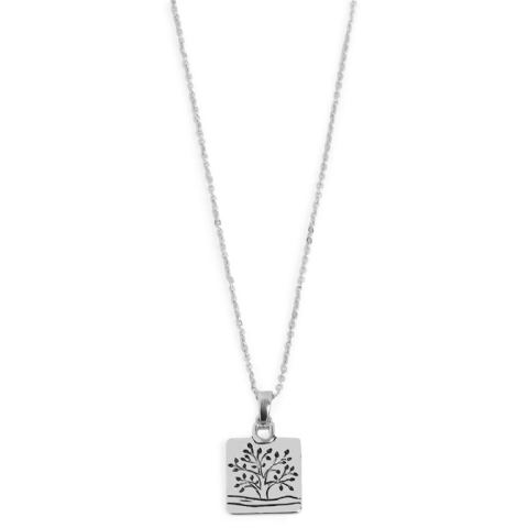 Square Tree of Life Necklace