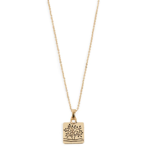Square Tree of Life Necklace