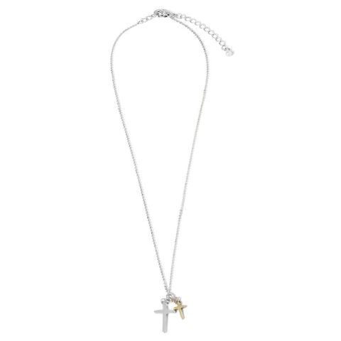 Dual Cross Necklace