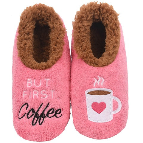 But First Coffee Slippers