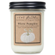 White Pumpkin Jar Candle