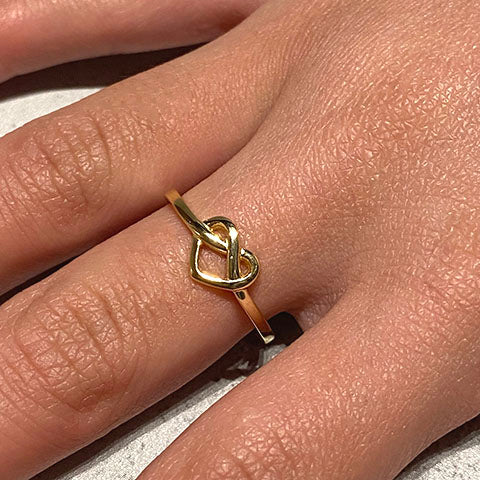 Interlaced Heart Ring