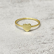 Flat Heart Ring