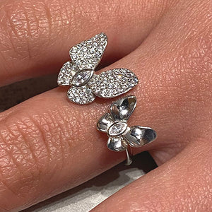 Double Butterfly Ring