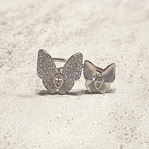 Double Butterfly Ring