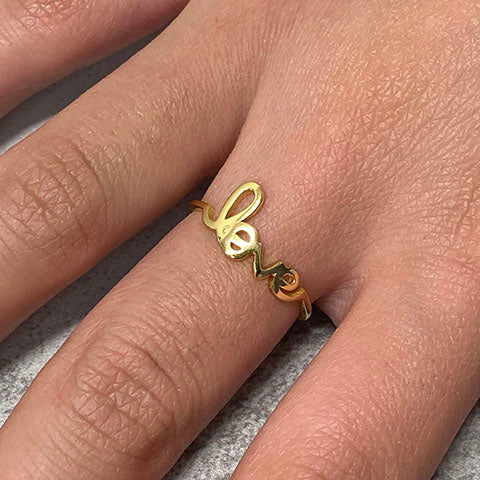 Love Script Ring