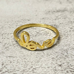 Love Script Ring