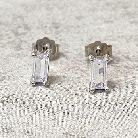 Rectangular Stud Earrings