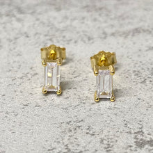 Rectangular Stud Earrings