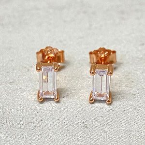 Rectangular Stud Earrings