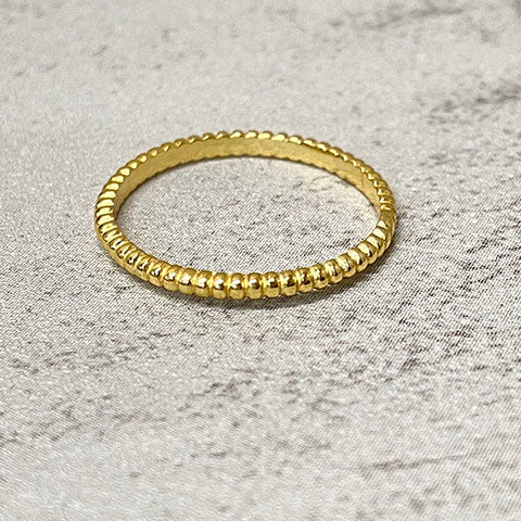 Notched Band Ring