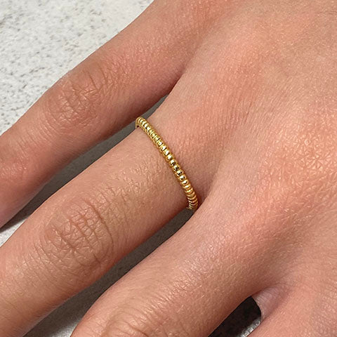 Notched Band Ring