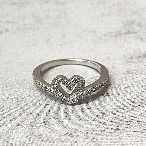 Sparkle Heart Ring