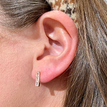 3 Rectangle Stud Earrings