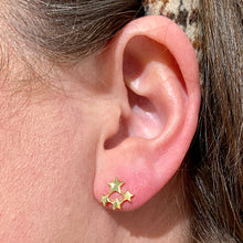 4 Star Stud Earrings