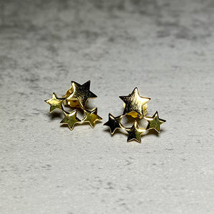 4 Star Stud Earrings
