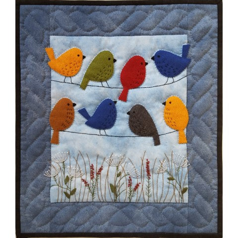 Birds on Wires Wall Hanging Kit