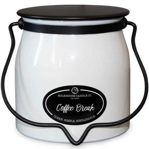 Coffee Break Butter Jar Candles