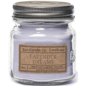Lavender Dream Retro Mason Jar Candle