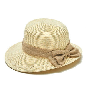 Straw Hat with Bow
