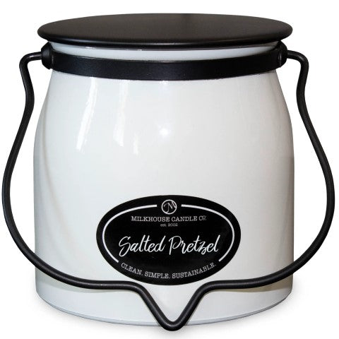 Salted Pretzel Butter Jar Candles