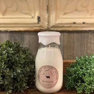The Hearth Milk Bottle Candle